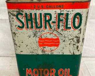 2G. SHUR FLO MOTOR OIL CAN