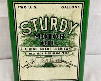 2G. STURDY MOTOR OIL CAN