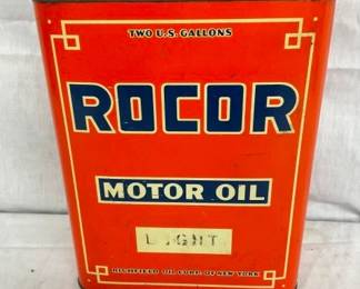 2G. ROCOR MOTOR OIL CAN