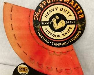 THE SPORTSMASTER KNIFE DISPLAY