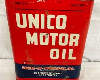 2G. UNICO MOTOR OIL CAN