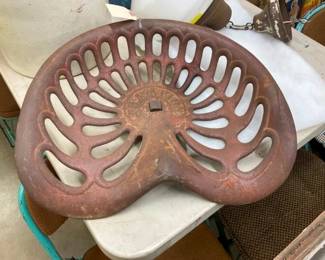 EARLY CAST IRON EQUIMENT SEAT