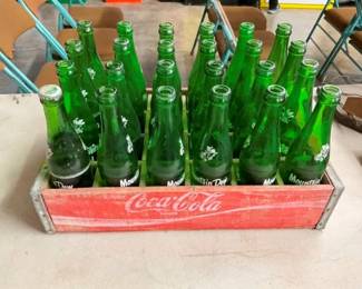 COKE CARRIER W/ MT. DEW BOTTLES