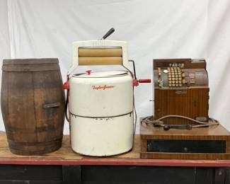WOODEN KEG, JR WASHER, REGISTER