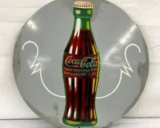 PORC. 18IN 1923 COKE BOTTLE SIGN