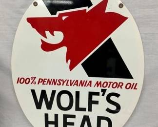 SIDE 2 WOLFS HEAD SIGN