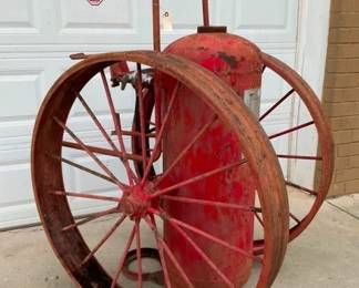 W/48IN. CAST IRON WHEELS 