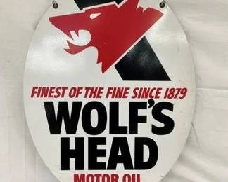 SIDE 2 WOLFS HEAD SIGN