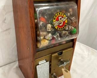 5 CENT BABY GRAND ROCKET CHARMS MACHINE