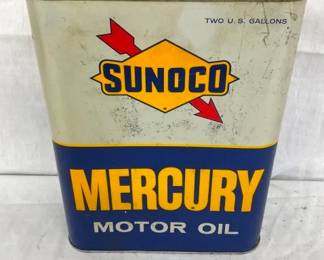 2G. SUNOCO MERCURY MOTOR OIL CAN