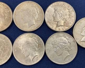 1923-24 PEACE SILVER DOLLARS