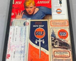 GULF MAPS/RC COLA/OTHER ADV. PAPERWORK