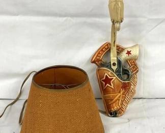 EARLY COWBOY WESTERN WALL LIGHT