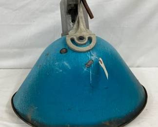 BLUE ENAMAL STATION LIGHTS 