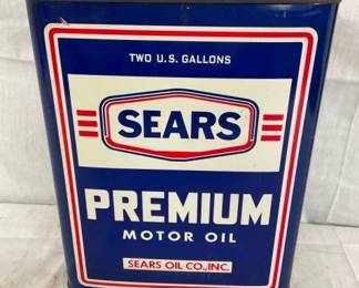 2G. SEARS PREMIUM MOTOR OIL CAN