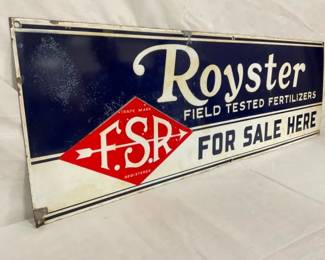 PORC. ROYSTER DEALER SIGN