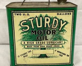 2G. STURDY MOTOR OIL CAN