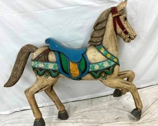 ORIG. HANDCARVED CAROUSEL HORSE