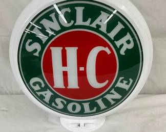 SINCLAIR H-C GASOLINE GAS PUMP GLOBE