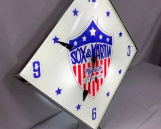 16" SOX & MARTIN PYMONTH CLOCK