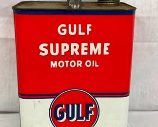 2G. GULF SUPREME OIL CAN