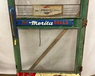 W/ COKE SIGN, MERITA DOOR PUSH
