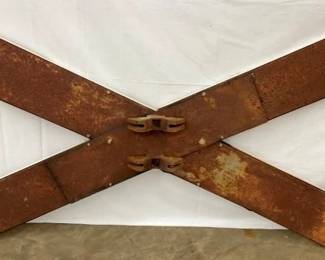 BACKVIEW RR CROSSING SIGN