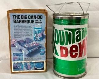 NOS BIG CAN MT. DEW GRILL/SMOKER