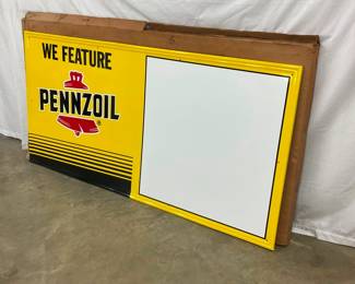 OLD STOCK PENNZOIL SIGN