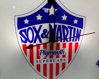 CLOSEUP VIEW CONTEMPORARY CLOCK