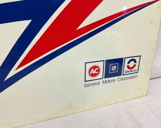 DST NOS BATTERY DEALER SIGN