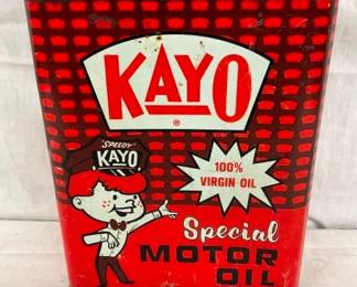 2G. KAYO MOTOR OIL CAN W/ BOY