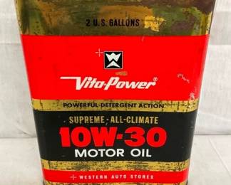 10W-30 VILTA POWER MOTOR OIL CAN
