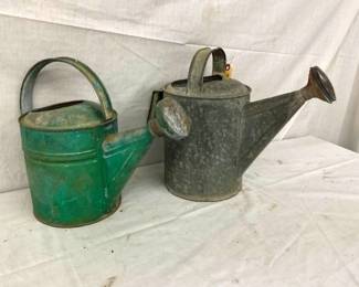 EARLY CALVINIZED WATER CANS