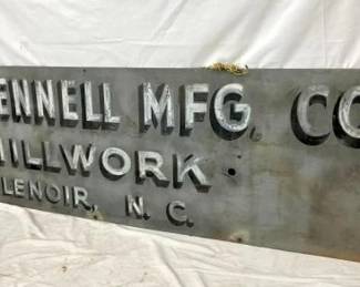 RW PENNELL MFG MILLWORK SIGN