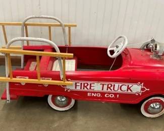 OTHERSIDE FIRE TRUCK PEDAL CAR