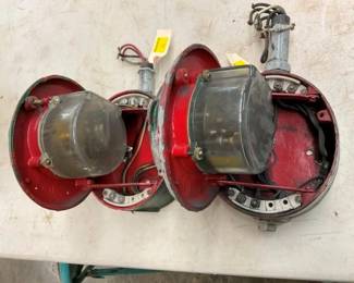 INSIDE VIEW 1920'S FIRE ALARM