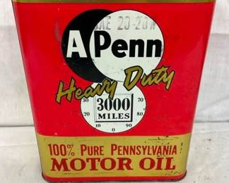 2G. A PENN MOTOR OIL CAN