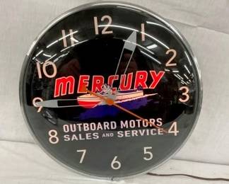 15IN MERCURY OUTBOARD CLOCK