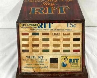 EARLY RIT DYES COUNTER DISPLAY