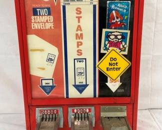 COIN OP STAMP MACHINE