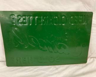 BACK VIEW NOS EMB. CAMELS SIGN