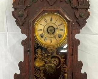 SETH THOMAS WALL CLOCK 17X30