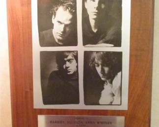 REM plaque presented to family