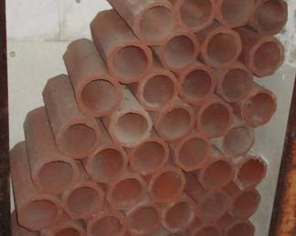 terracotta wine rack holders