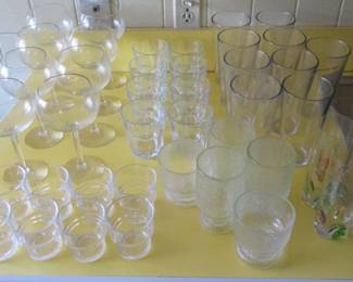 crystal and stemware