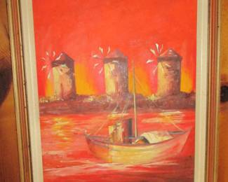 oil on canvas signed