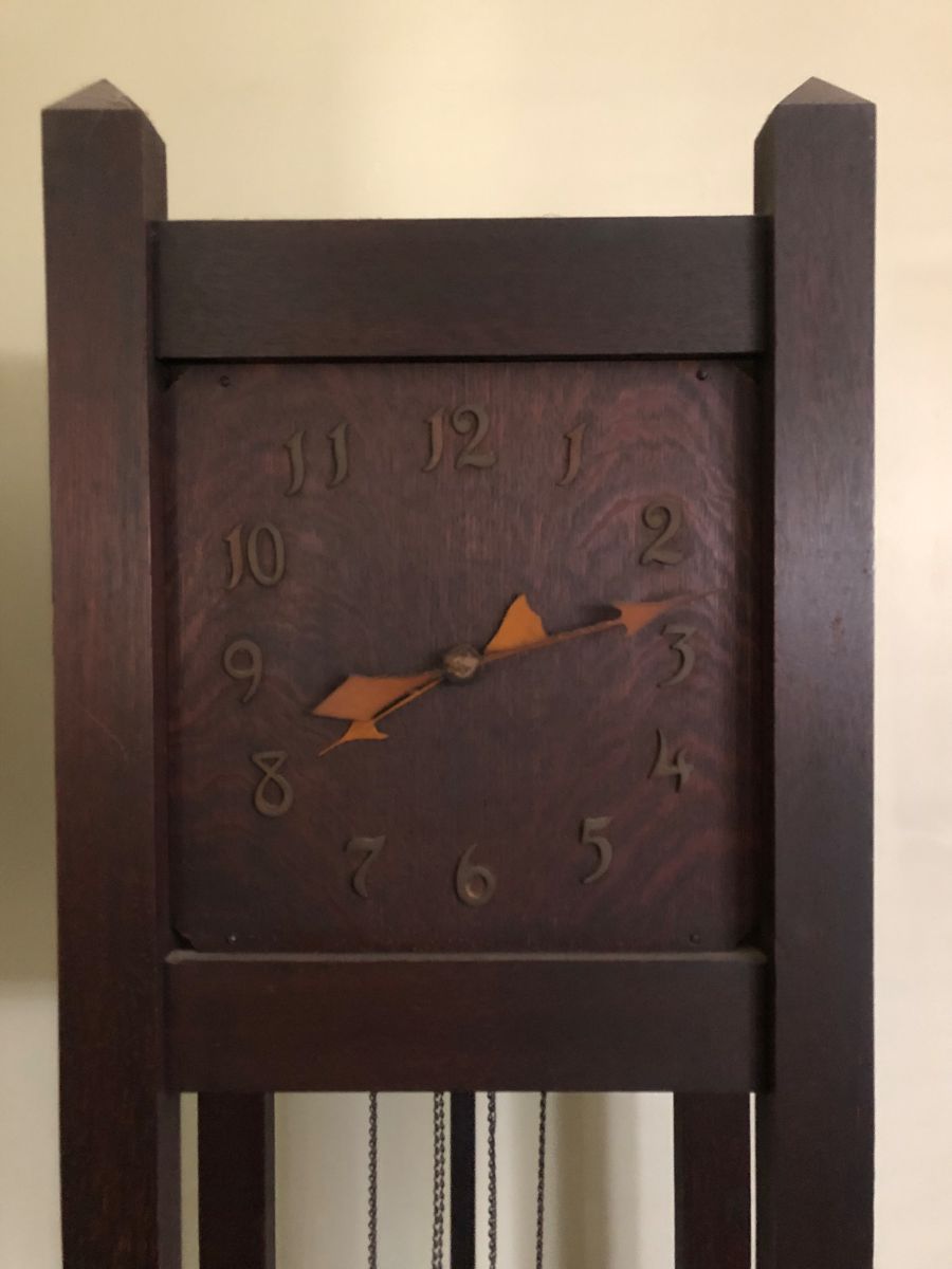 Mission Oak Grandfather clock