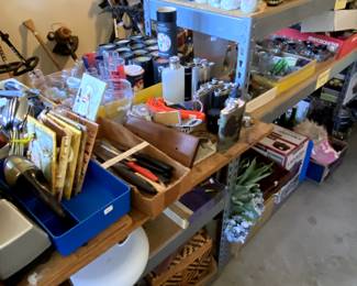 Salt/Pepper collection, huge shot glass collection ($1 ea) and more!