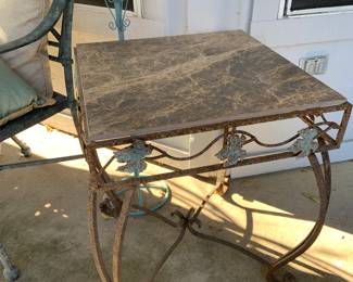 outside patio table end table